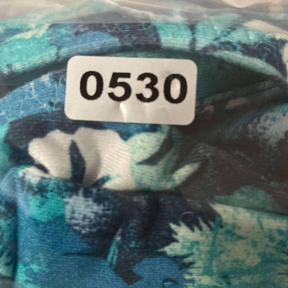 Patagonia Latticeback Floral Women Athletic Dress Sz M Blue Bra Soft  Stretch - Picture 12 of 12